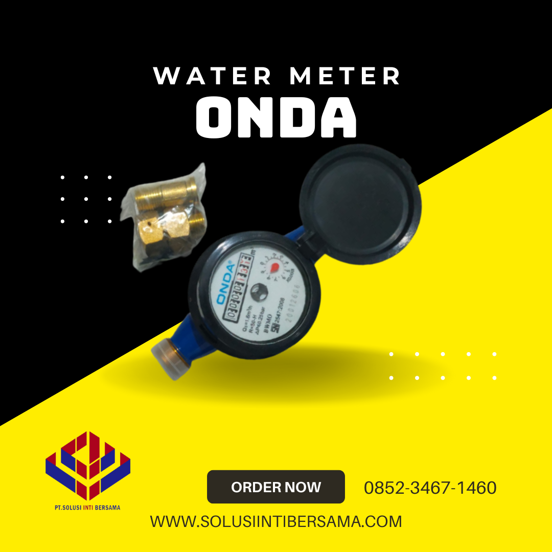 distributor water meter merek onda untuk sr sambungan rumah PDAM