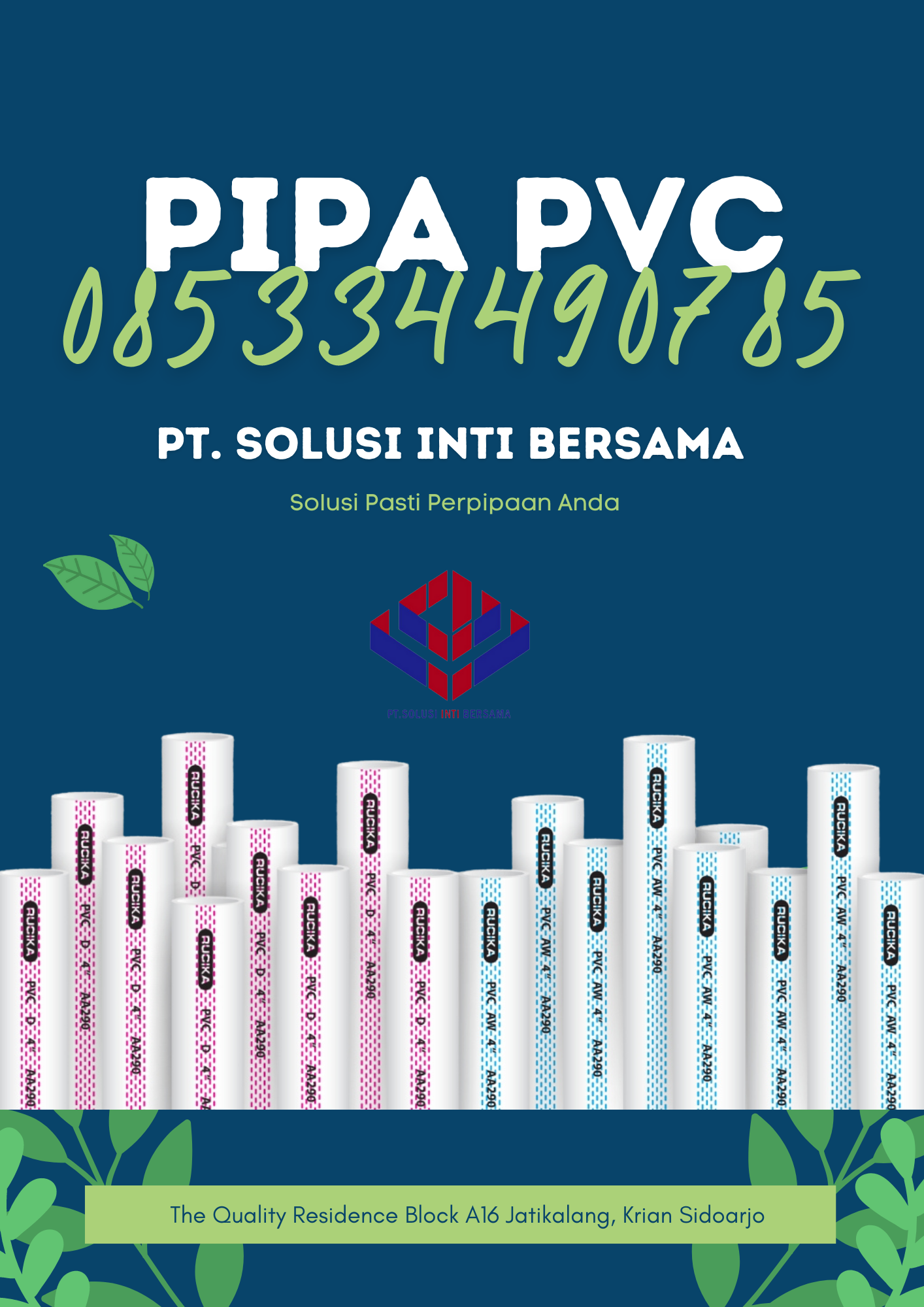 Pipa PVC AW Rucika 1/2 inch