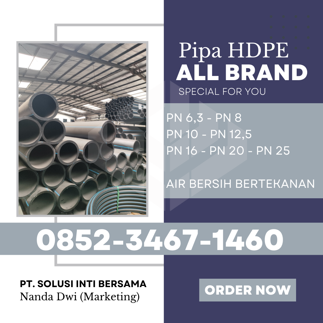 Harga Pipa HDPE Bali 2025 | Supplier / Distributor