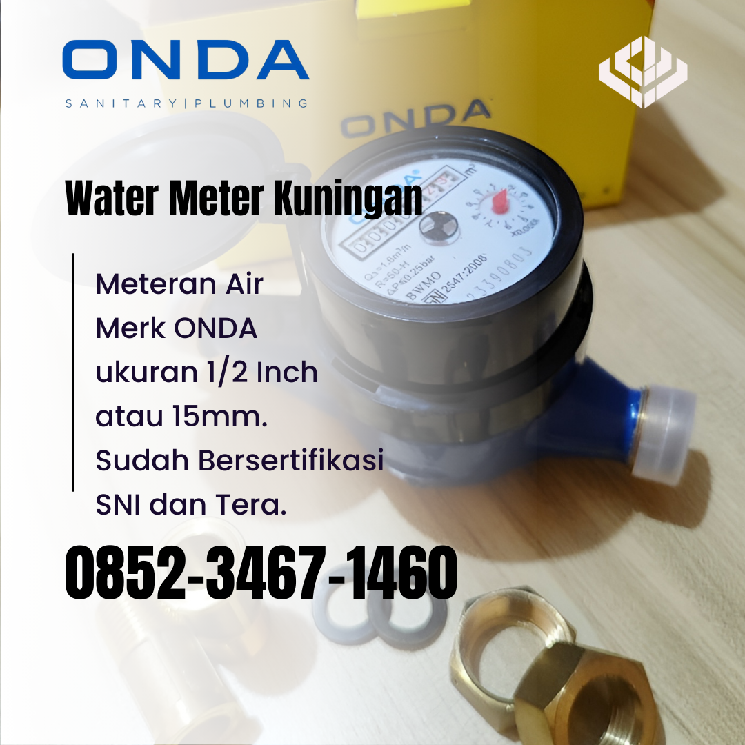 Water Meter Surabaya 2025 | Harga Jual Distributor ONDA