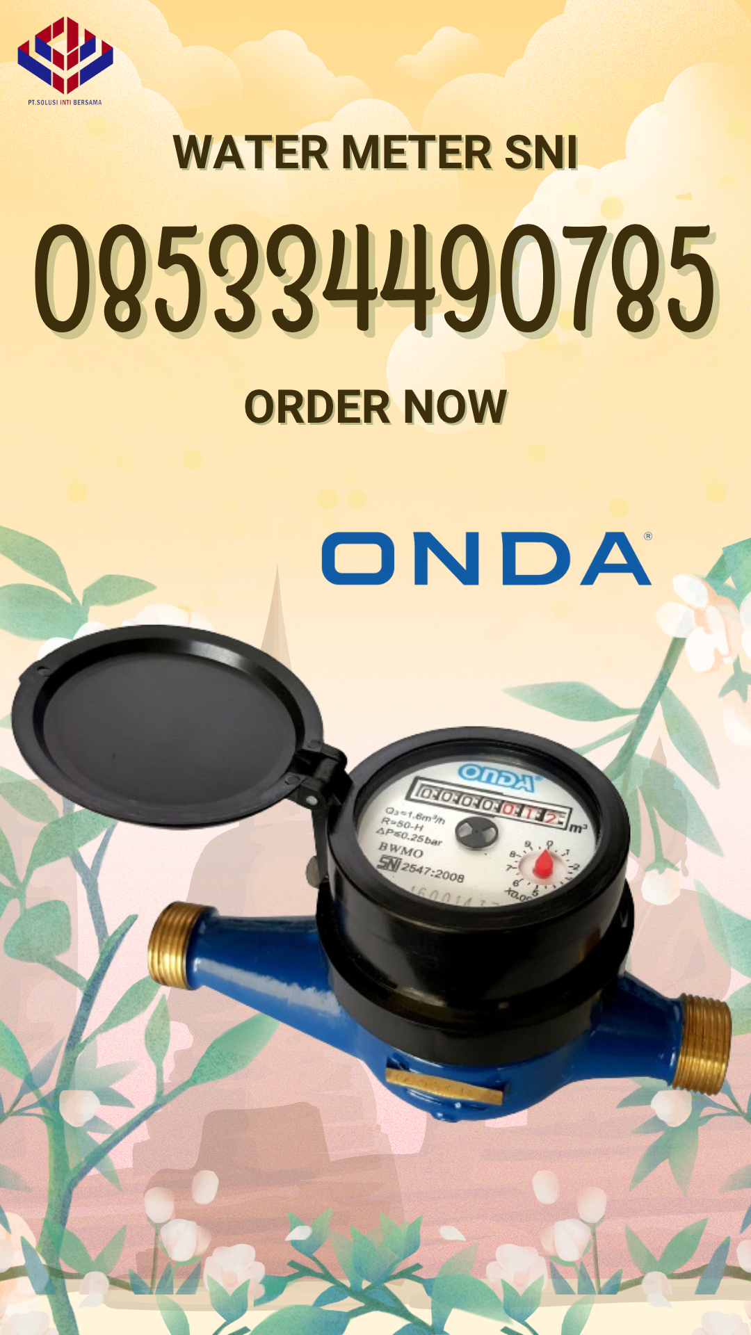 Jual Meteran Air ONDA Kabupaten MUARO JAMBI